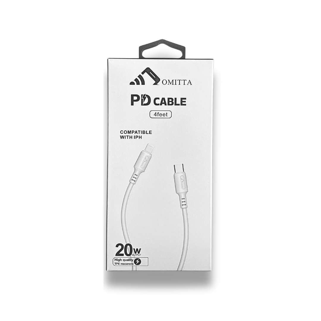 4FT PD CABLE | IPH TO USB-C 20W