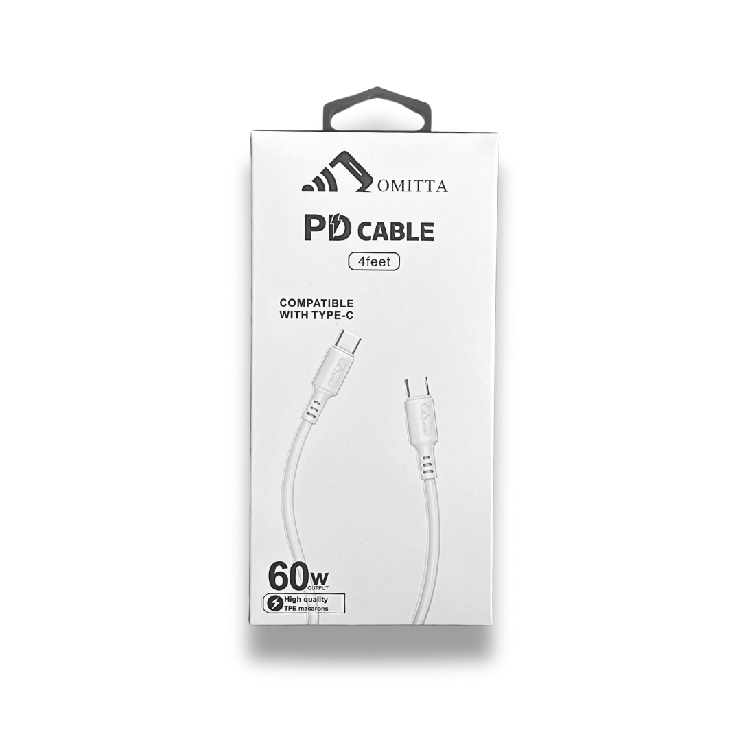 4FT PD CABLE | USB-C TO USB-C 60W