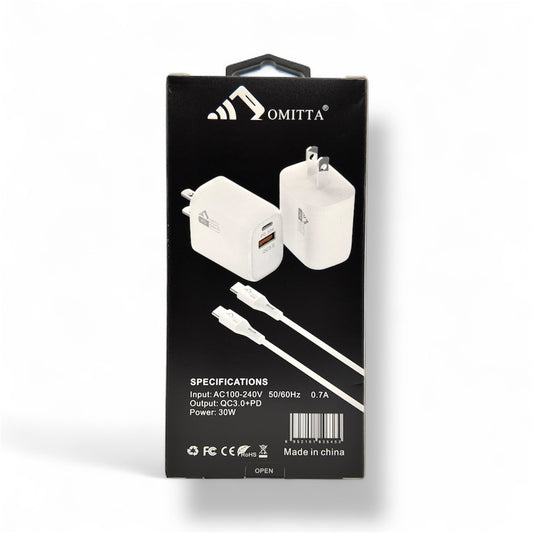 CHARGER SET 30W | USB-C TO USB-C
