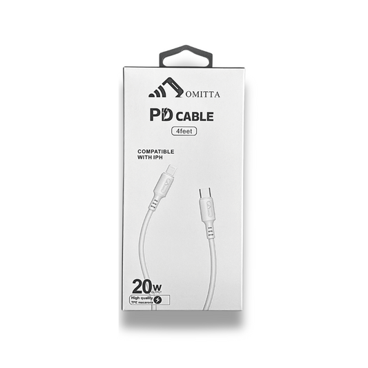 4FT PD CABLE | IPH TO USB-C 20W