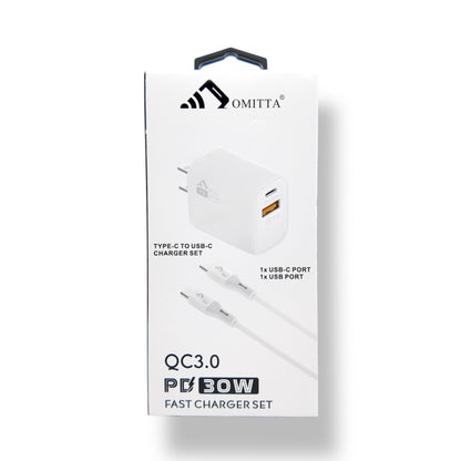 CHARGER SET 30W | USB-C TO USB-C